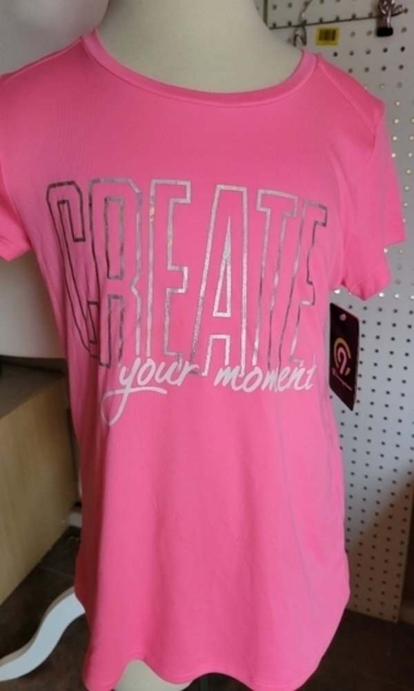 Champion pink Tshirt Girls size‎ M NWT